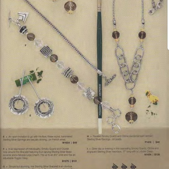 Silpada ~ Smokey Quartz Bracelet B1275 - Picture 6 of 6